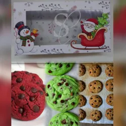 CAJA DE GALLETAS DE MANTEQUILLA CON CHISPAS DE CHOCOLATE