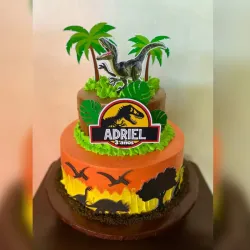 Cake de dinosaurio - VAINILLA