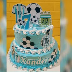 CAKE PERSONALIZADO DE FÚTBOL