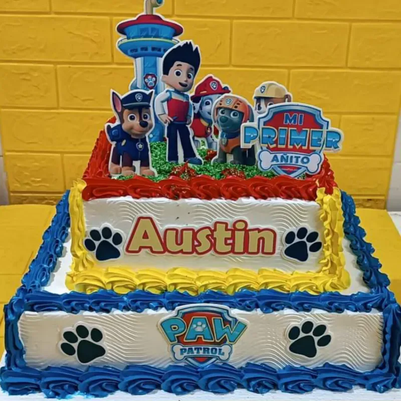 CAKE TEMÁTICO DE PAW PATROL