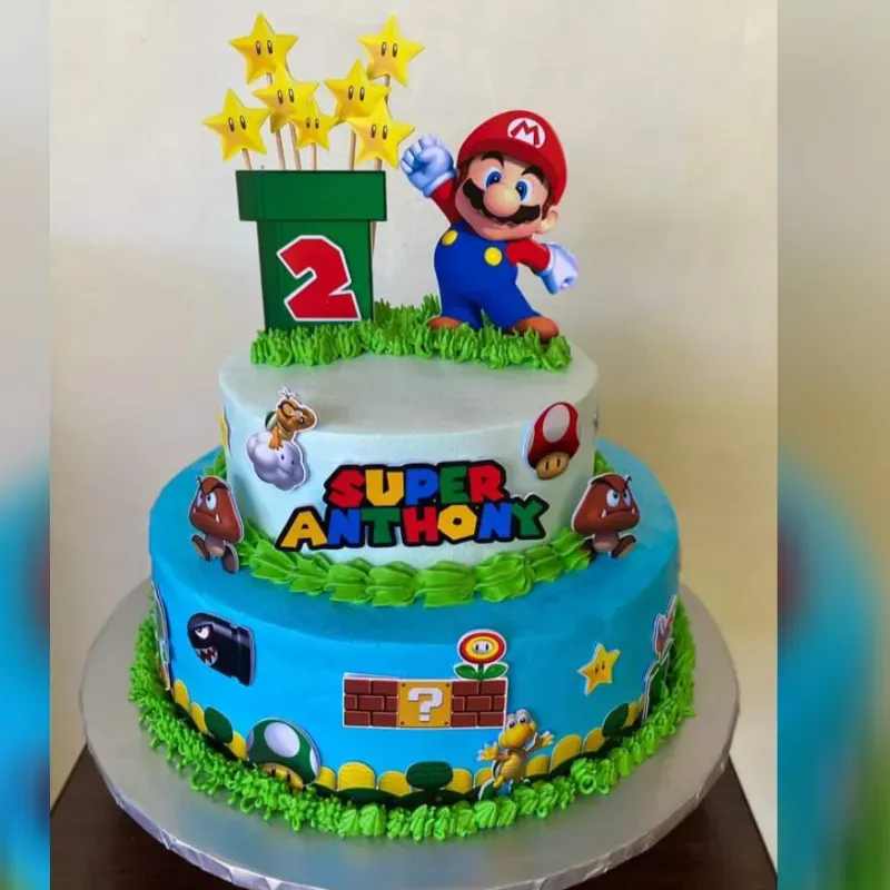 CAKE TEMÁTICO DE SUPER MARIO