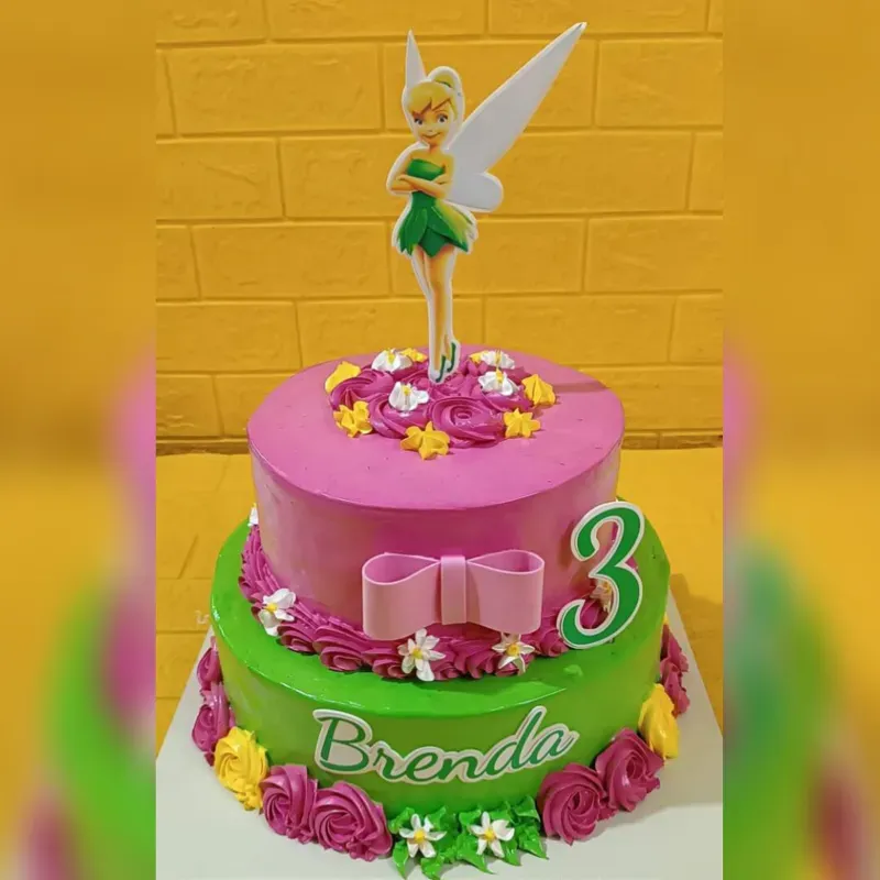 CAKE TEMÁTICO DE TINKERBELL