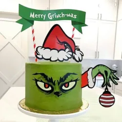 MINI CAKE DE GRINCH