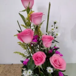 Arreglo de 6 flores 