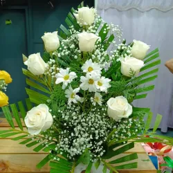 Arreglo de 8 flores 
