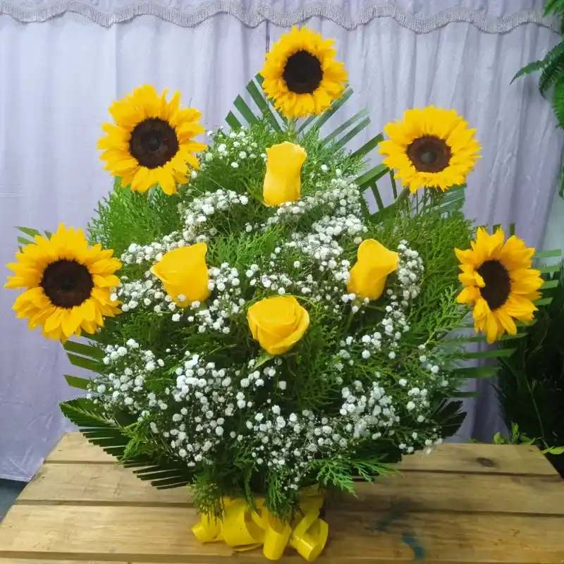 Arreglo de 9 flores 