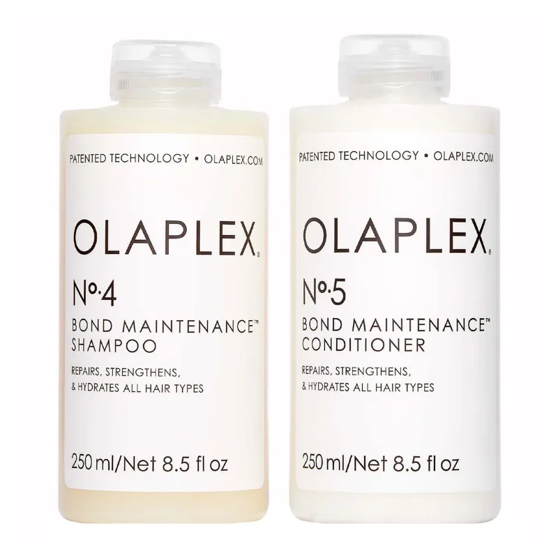 Juego de Shampoo OLAPLEX N4 y Acondicionador OLAPLEX N5 