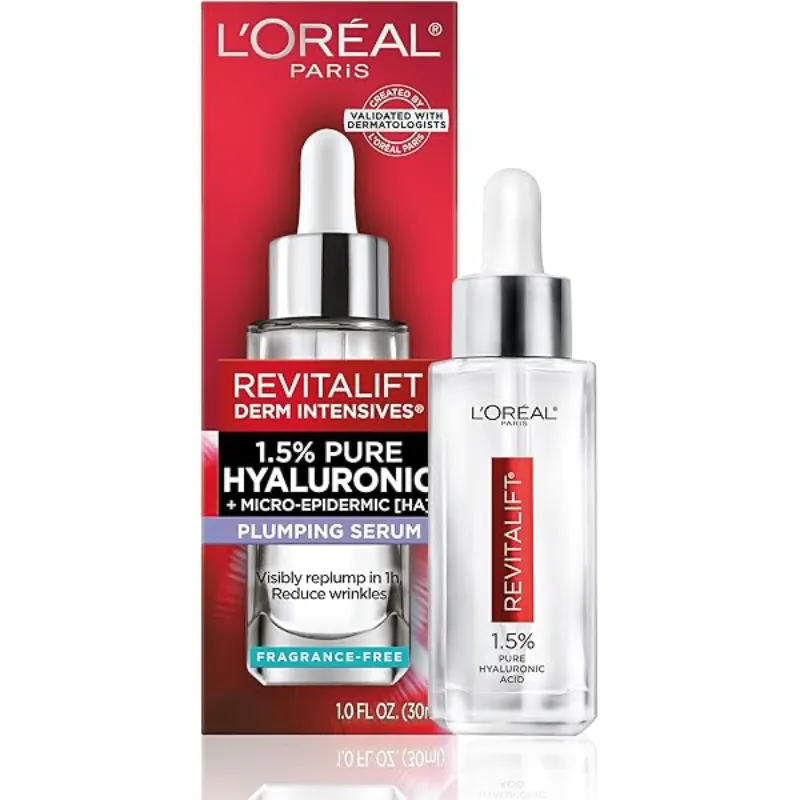 REVITALIFT DERM INTENSIVES® 1.5% PURE HYALURONIC + MICRO-EPIDERMIC (HA] PLUMPING SERUM