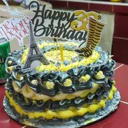 Cake sencillo temático 