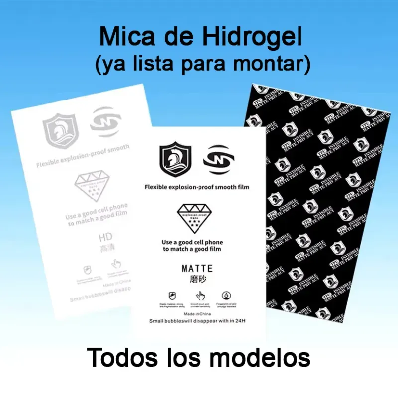 Mica de hidrogel anti-espia