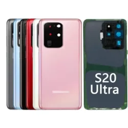 Tapa Trasera Cristal Samsung Galaxy S20 Ultra - NEGRA