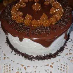 Minintorta de chocolate y nata