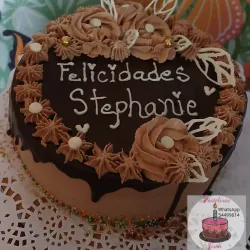 Cake chocolate bombón