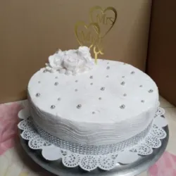 Cake de boda sencillo