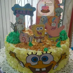 Cake temático Bob Esponja