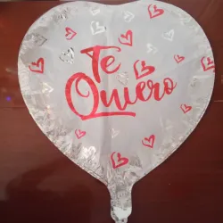 Globo metálico de corazón 18"