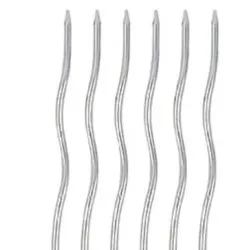 Velita espiral plateada 
