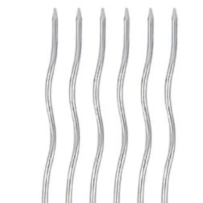 Velita espiral plateada 