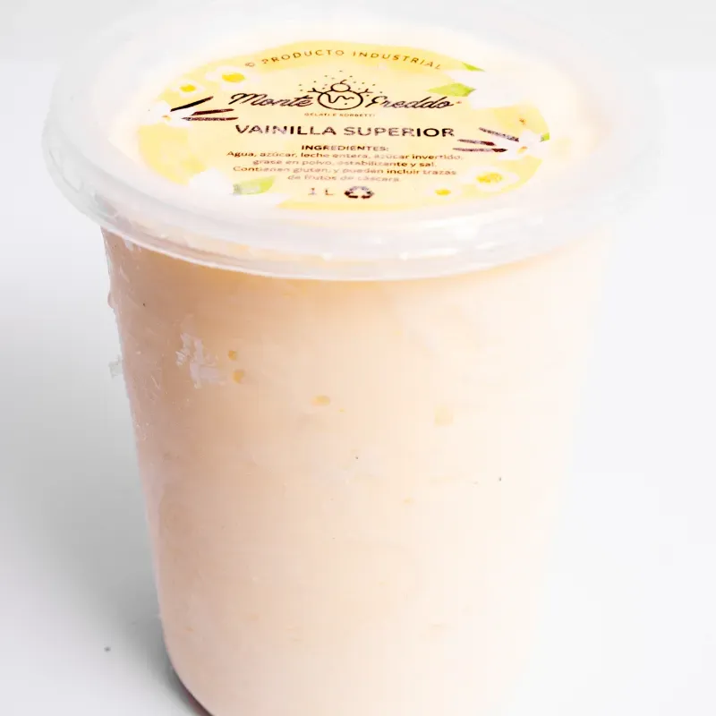 Helado Montefreddo de vainilla (1 litro)