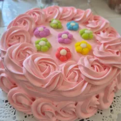 Pastel con gomitas