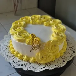 Pastel en forma circular