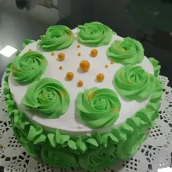 Pastel en forma circular