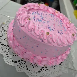 Pastel en forma circular