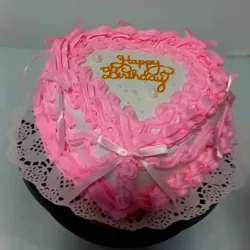 Pastel en forma de corazón