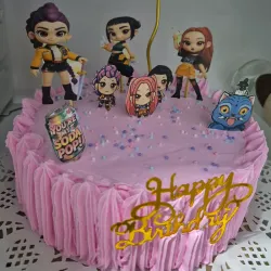 Pastel temática "Gerreras k-pop"