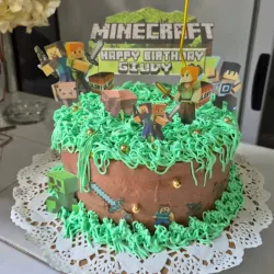 Pastel tematica Minecraft