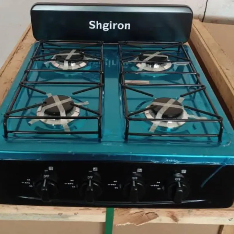 Cocina simple de 4 hornillas de gas, Shgiron-004HHD