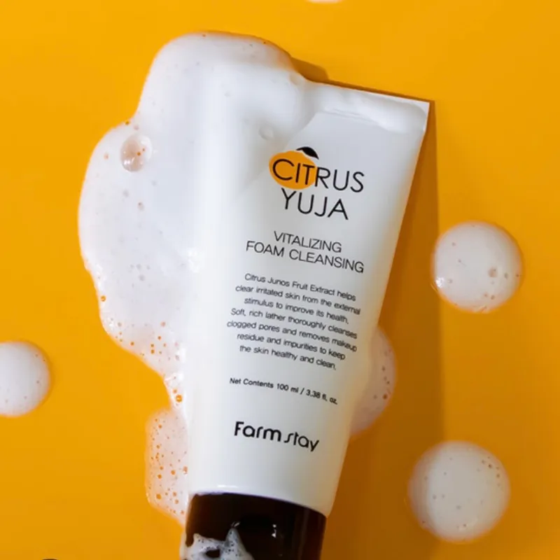 🍊 Citrus Yuja Foam Cleansing – Limpieza Iluminadora