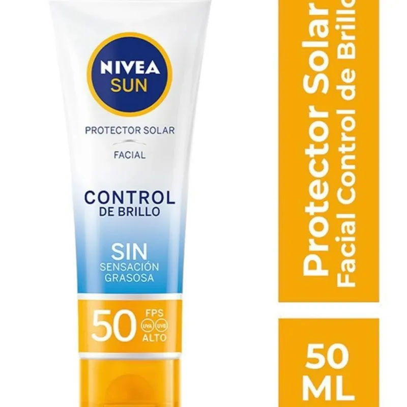 🧴NIVEA SUN – PROTECTOR FACIAL CONTROL DE BRILLO