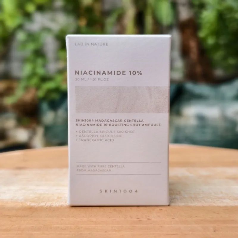 ✨ SKIN1004 MADAGASCAR CENTELLA NIACINAMIDE 10% BOOSTING SHOT AMPOULE – 30 ml ✨