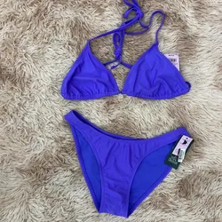 Bikini color azul