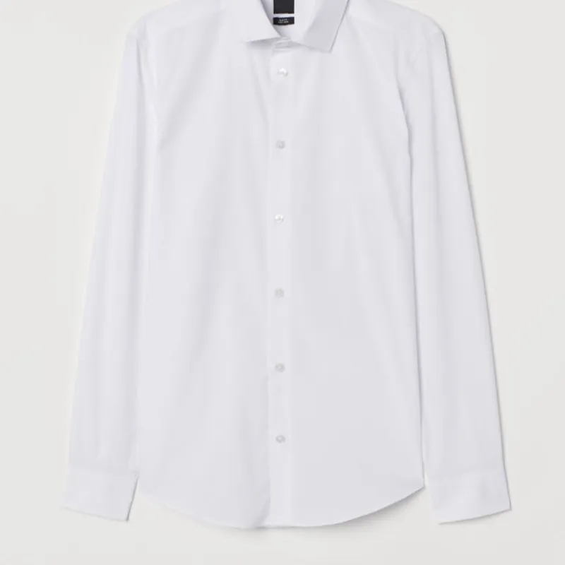 Camisa blanca mangas largas 