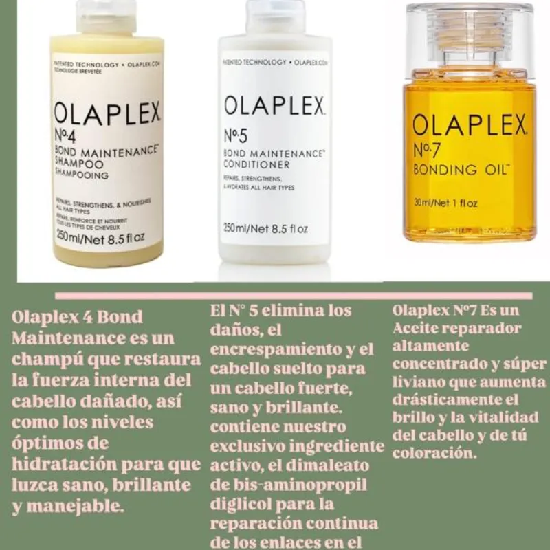 Conjunto Olaplex paso 4bond, 5,7