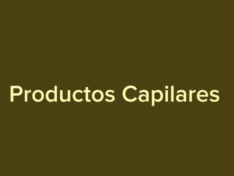 PRODUCTOS CAPILARES