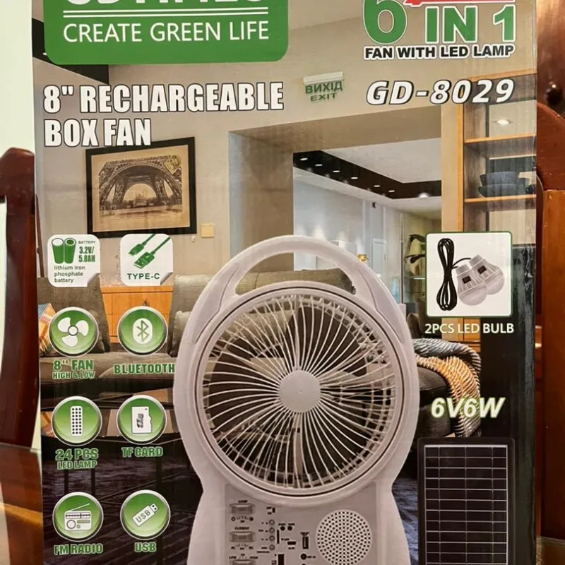 Ventilador Recargable