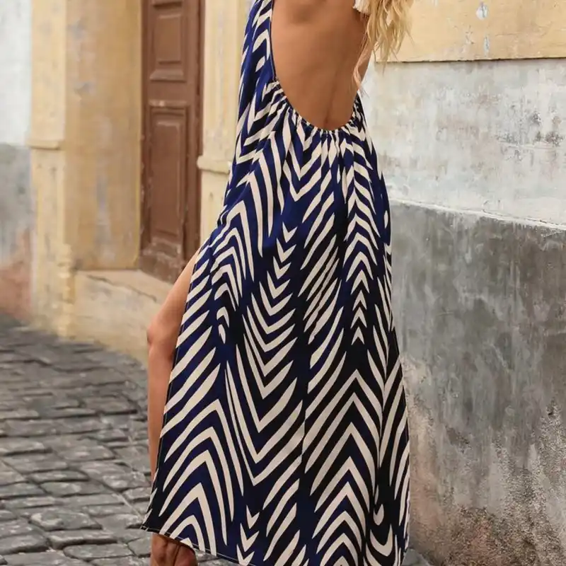 Vestido casual estampado