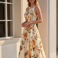Vestido floreado