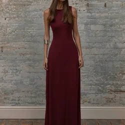 Vestido largo ajustado 