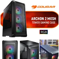 Cougar Caja Semitorre Archon 2 Mesh RGB Negro