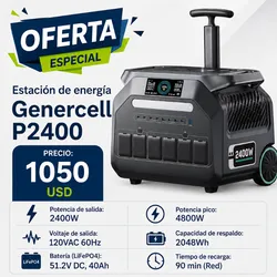 Estación de energía Genercell P2400