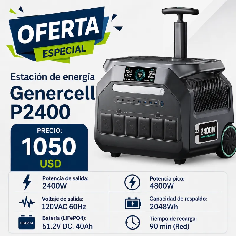 Estación de energía Genercell P2400