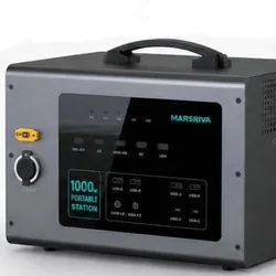 Marsriva 1000W Portable Power Station, 1176Wh