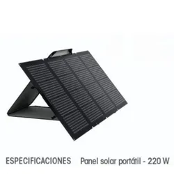 Panel solar portátil 220W Ecoflow