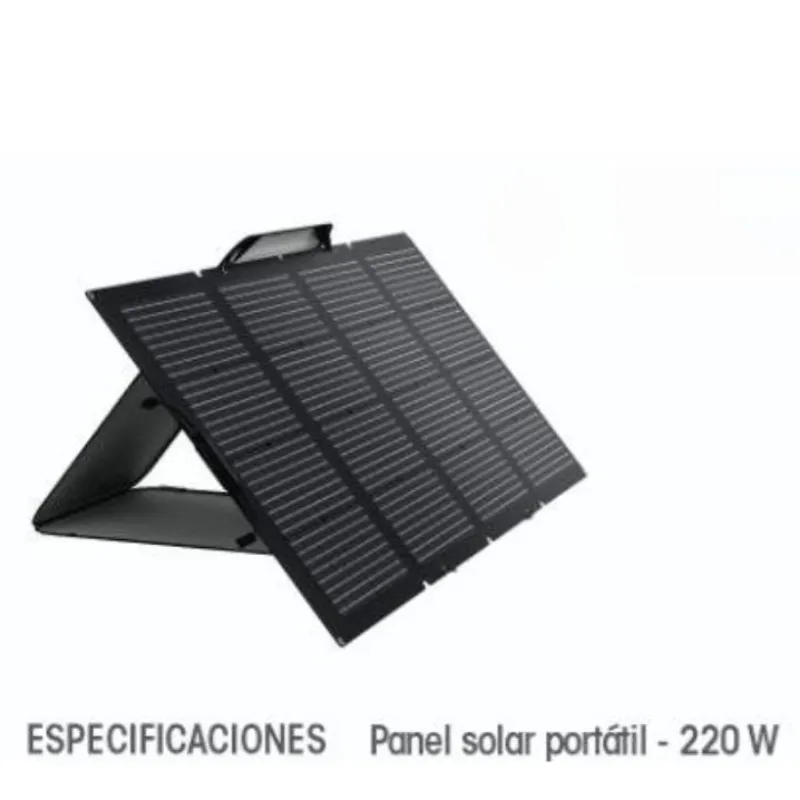 Panel solar portátil 220W Ecoflow