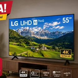 Smart TV 4K LG 55’ UHD Ultimate AI UA73 edición del 2025