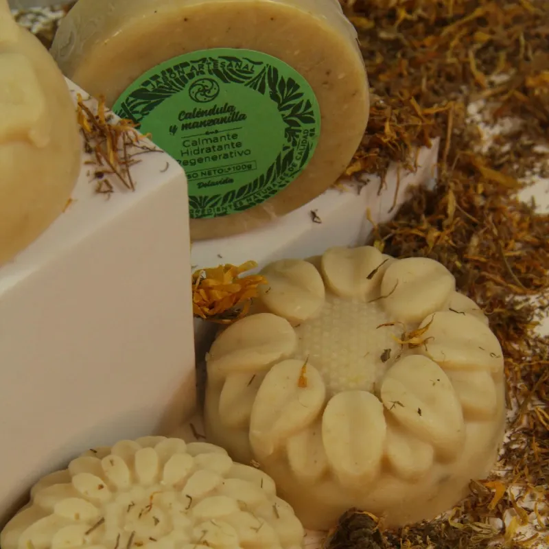 Jabón caléndula y manzanilla 100g